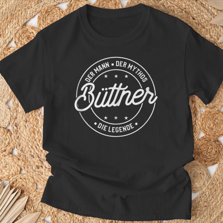 Büttner Der Mann Der Mythos Die Legende T-Shirt Geschenke für alte Männer