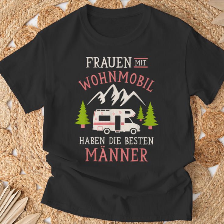 Camping Frauen Mit Wohnmobil Haben Die Besten Männer Camper T-Shirt Geschenke für alte Männer