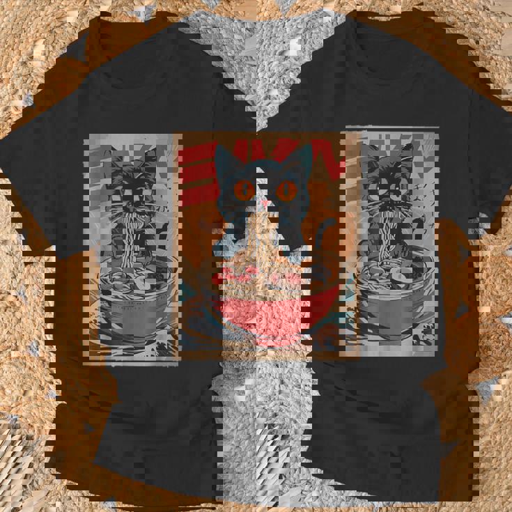 Anime Cat Gifts, Kawaii Cat Shirts, Anime Cat Shirts, Funny Shirts, Ramen Shirts, Anime Shirts, Cat Shirts