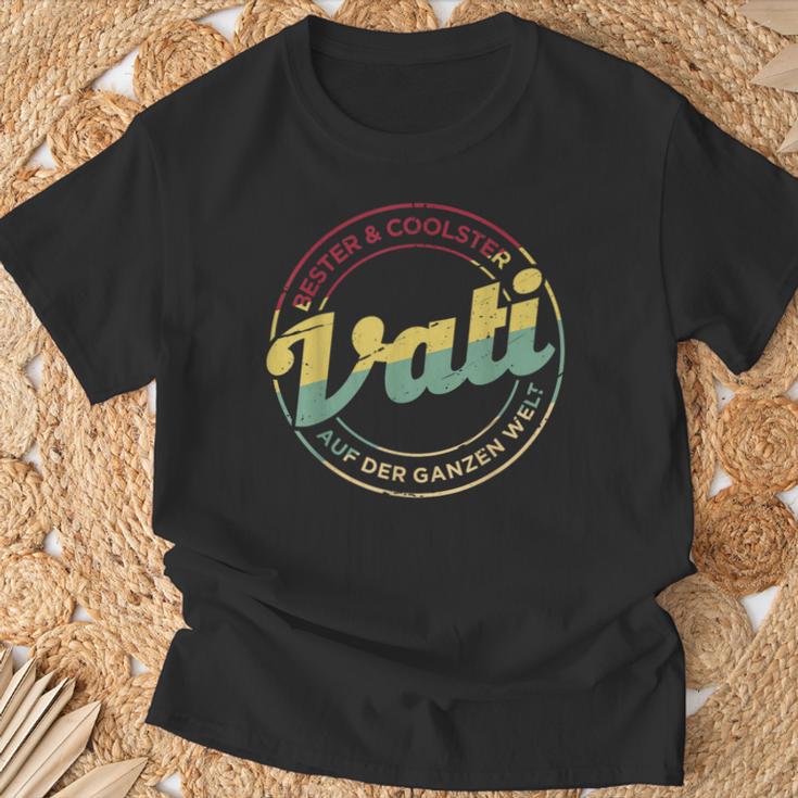 Coolster Und Besterati Der Ganzen Weltintage Papa Motif T-Shirt Geschenke für alte Männer