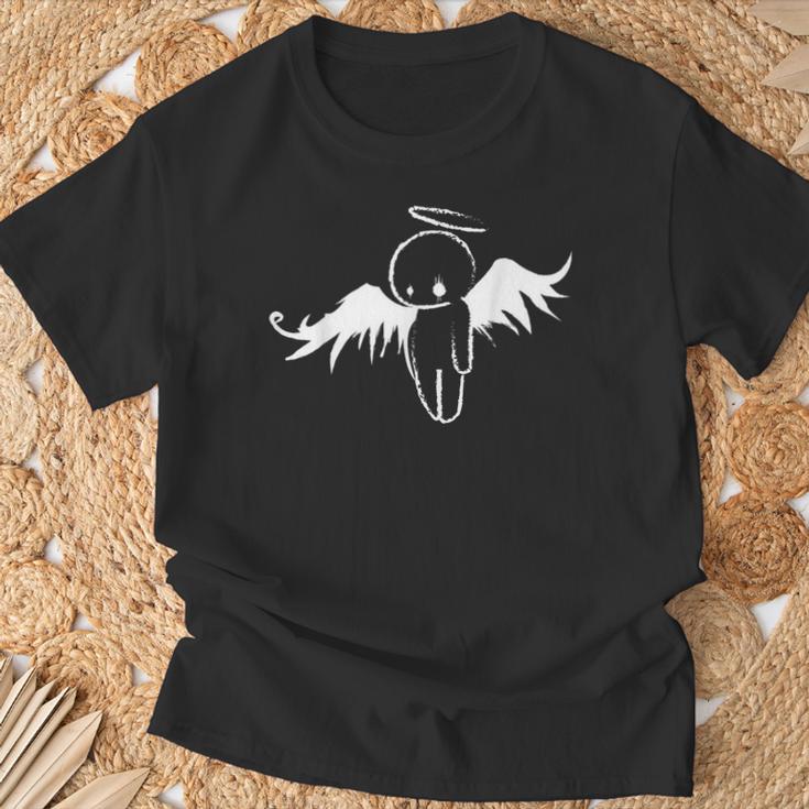 Cute Sad Emo Angel T-Shirt Geschenke für alte Männer