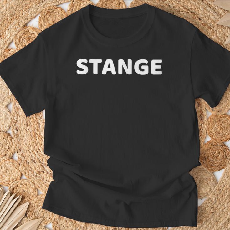 Damen Stange Nachname Team Stange Ehe Familienfeier Retro Mit-Ausschnitt T-Shirt Geschenke für alte Männer