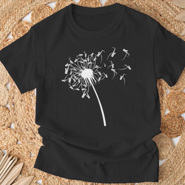 Dandelion Saxophone For Saxophonist Saxophone T-Shirt Geschenke für alte Männer