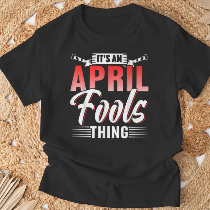 Das Ist Ein Aprilscherz Ding Sarkastisch April Witz T-Shirt Geschenke für alte Männer