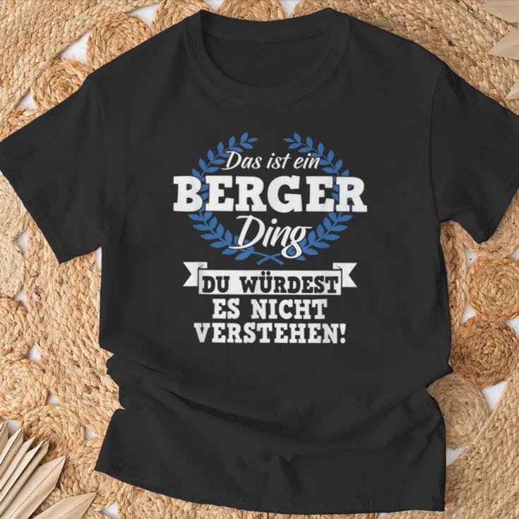 Das Ist Ein Berger Ding Du Würdest Es Nichterstand T-Shirt Geschenke für alte Männer