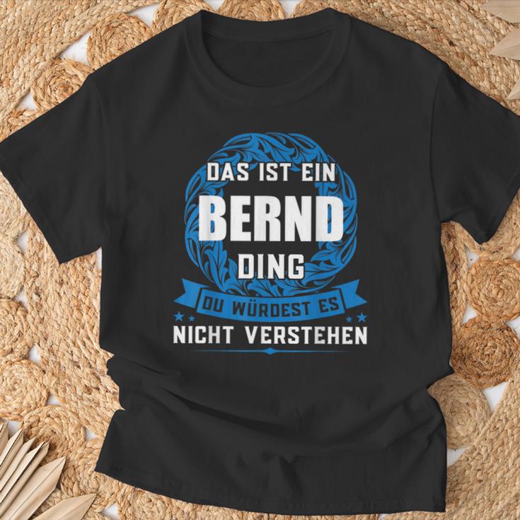 Das Ist Ein Bernd Dingorname T-Shirt Geschenke für alte Männer