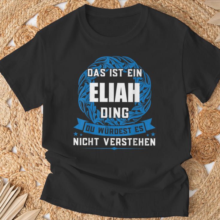 Das Ist Ein Eliah Dingorname T-Shirt Geschenke für alte Männer