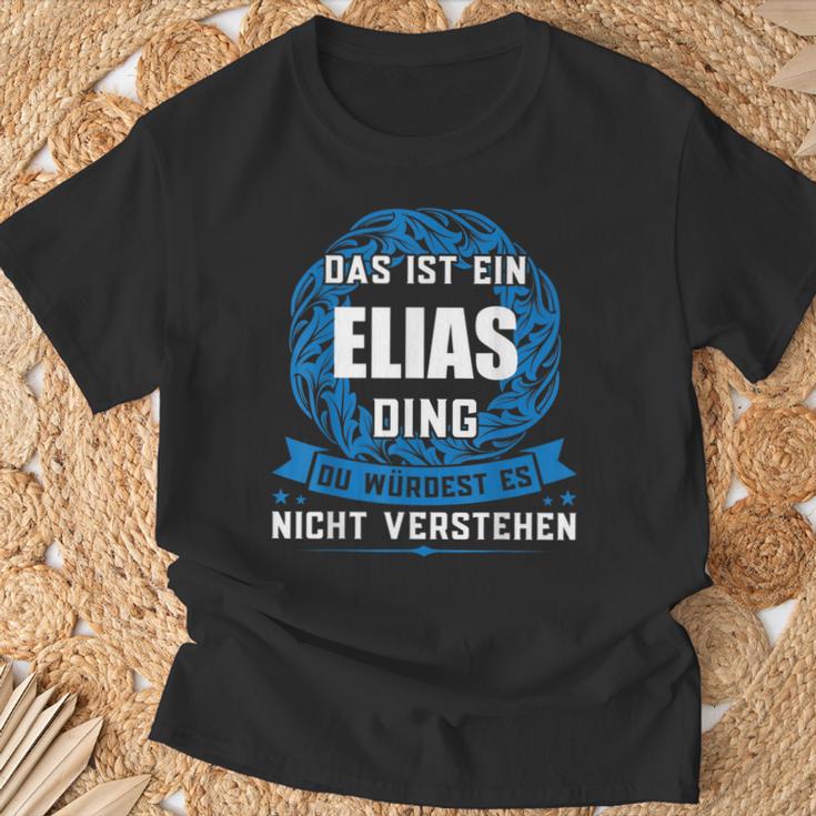 Das Ist Ein Elias Dingorname T-Shirt Geschenke für alte Männer