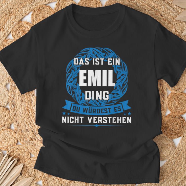 Das Ist Ein Emil Dingorname T-Shirt Geschenke für alte Männer