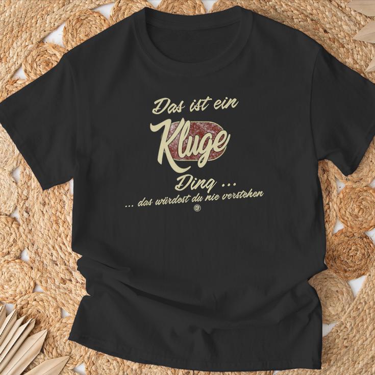 Das Ist Ein Kluge Ding Lustiges Familie Kluge T-Shirt Geschenke für alte Männer