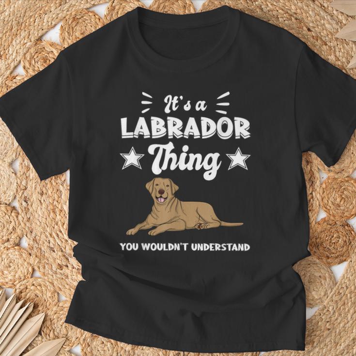 'Das Ist Ein Labrador Ding Labby Brown Labrador T-Shirt Geschenke für alte Männer