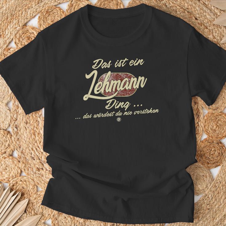 Das Ist Ein Lehmann Ding Family Lehmann T-Shirt Geschenke für alte Männer