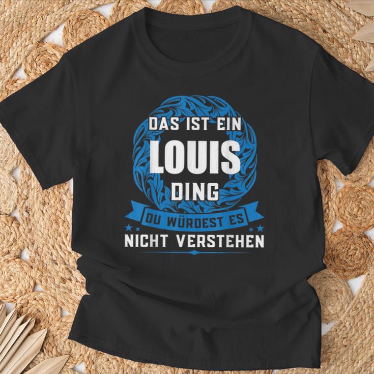 Das Ist Ein Louis Ding First Name T-Shirt Geschenke für alte Männer