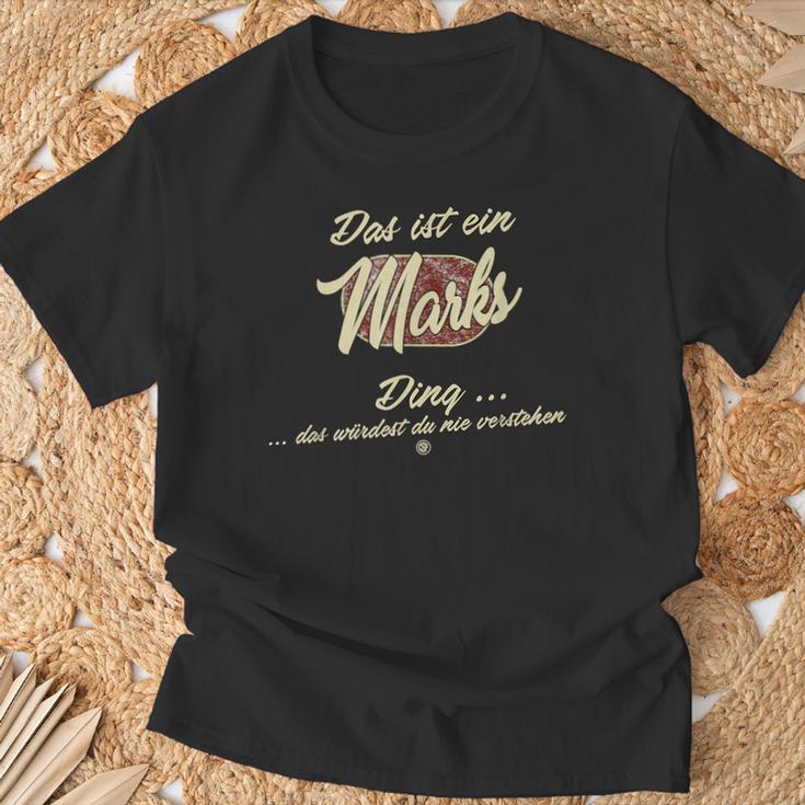 Das Ist Ein Marks Ding Lustiges Familie Marks T-Shirt Geschenke für alte Männer