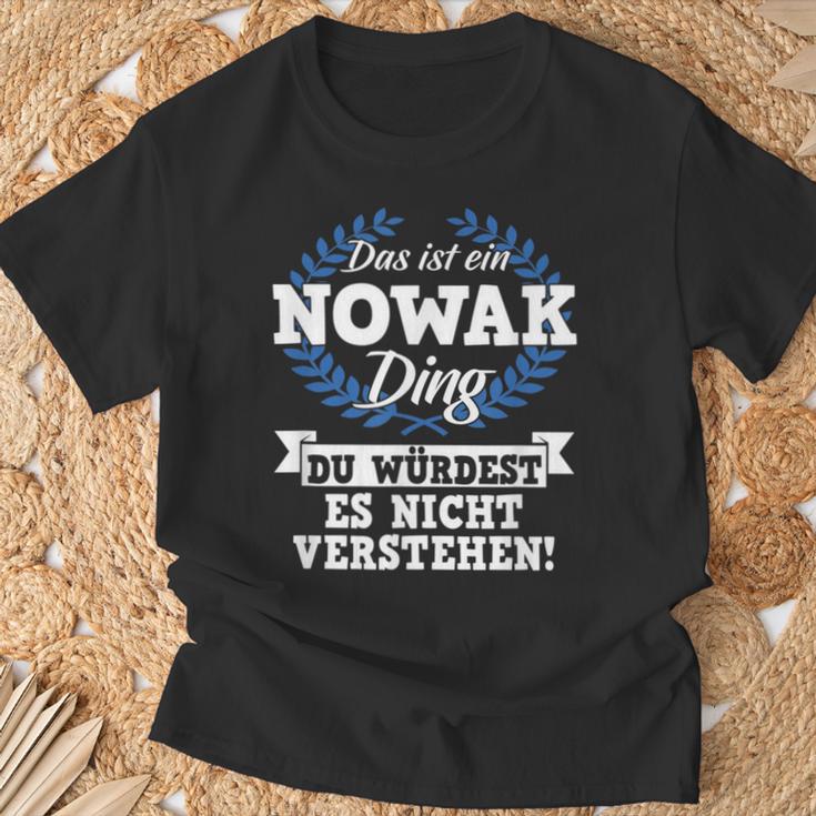 Das Ist Ein Nowak Ding Du Würdest Es Nichterstand T-Shirt Geschenke für alte Männer