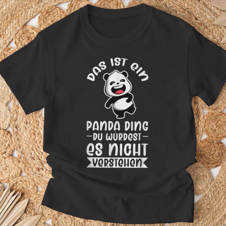 Das Ist Ein Panda Ding Panda Panda Bear T-Shirt Geschenke für alte Männer