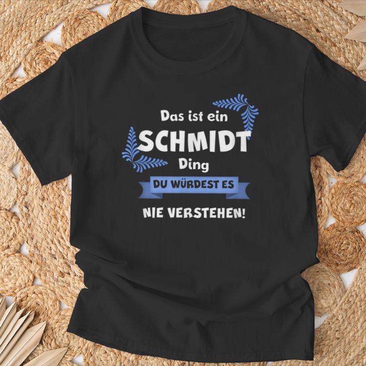 Das Ist Ein Schmmidt Ding Du Würdest Es Nichterstehenen T-Shirt Geschenke für alte Männer