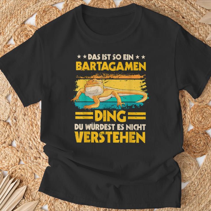 Das Ist So Ein Bartagamen Ding Reptil Sachen Bartagame T-Shirt Geschenke für alte Männer