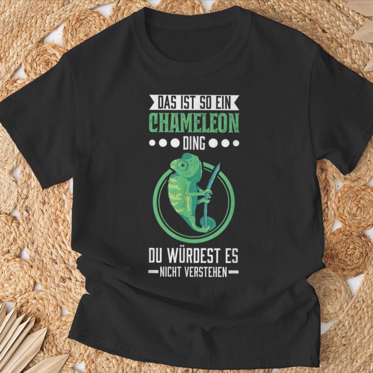 Das Ist So Ein Chameleon Ding Chameleon T-Shirt Geschenke für alte Männer