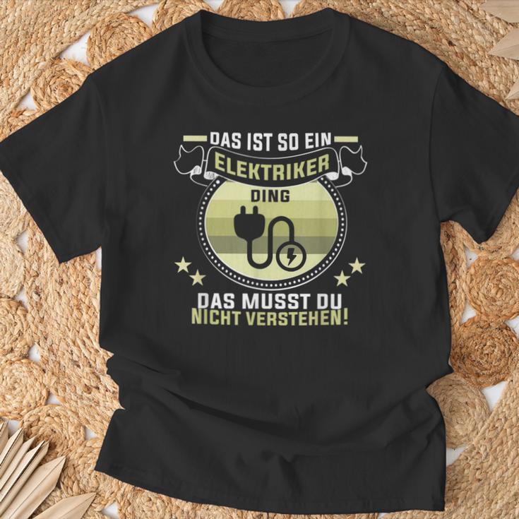 Das Ist So Ein Elektriker Ding Elektroniker Elektriker T-Shirt Geschenke für alte Männer