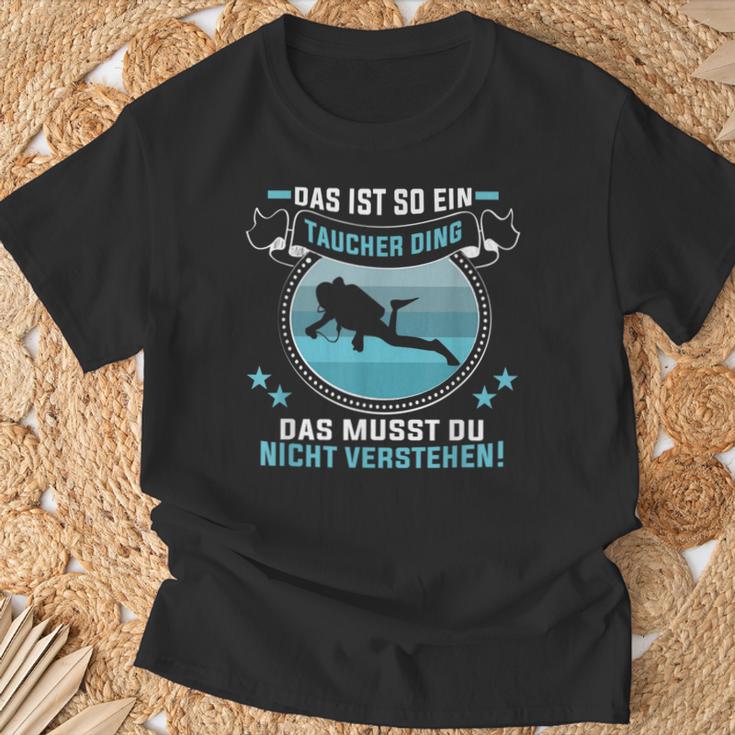 Das Ist So Ein Taucher Ding Diving Instructor T-Shirt Geschenke für alte Männer