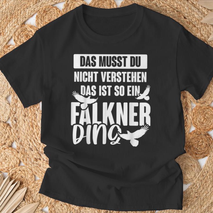 Das Muss Du Nicht Understand Is So Ein Falkner Ding S T-Shirt Geschenke für alte Männer