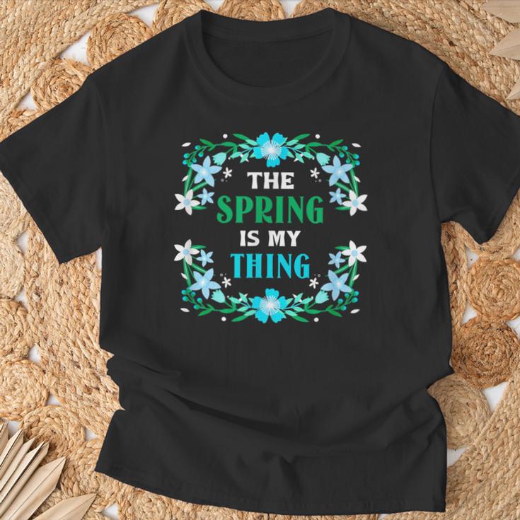 Der Frühling Ist Mein Ding Flowers Spring T-Shirt Geschenke für alte Männer