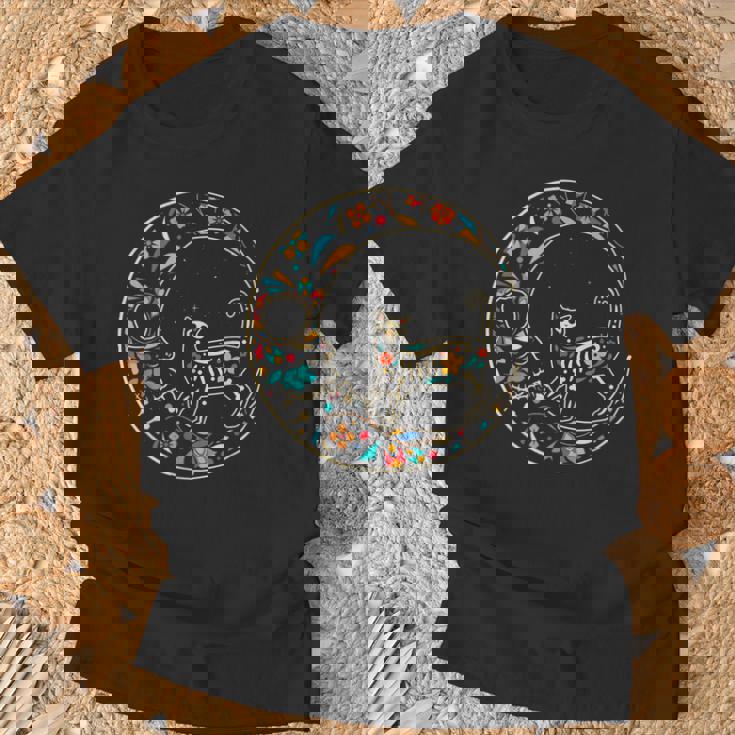 Dia De Los Muertos Chat Lune T-Shirt Cadeaux pour les vieillards