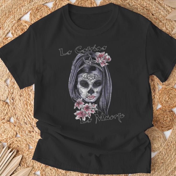 Dia De Los Muertos La Catrina T-Shirt Geschenke für alte Männer