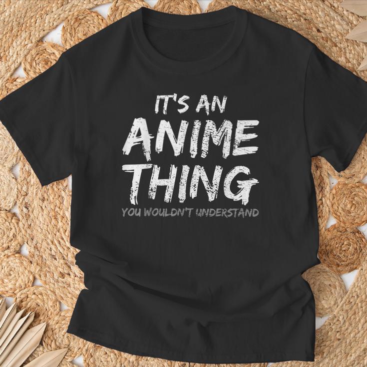 Es Ist Ein Anime-Ding T-Shirt Geschenke für alte Männer