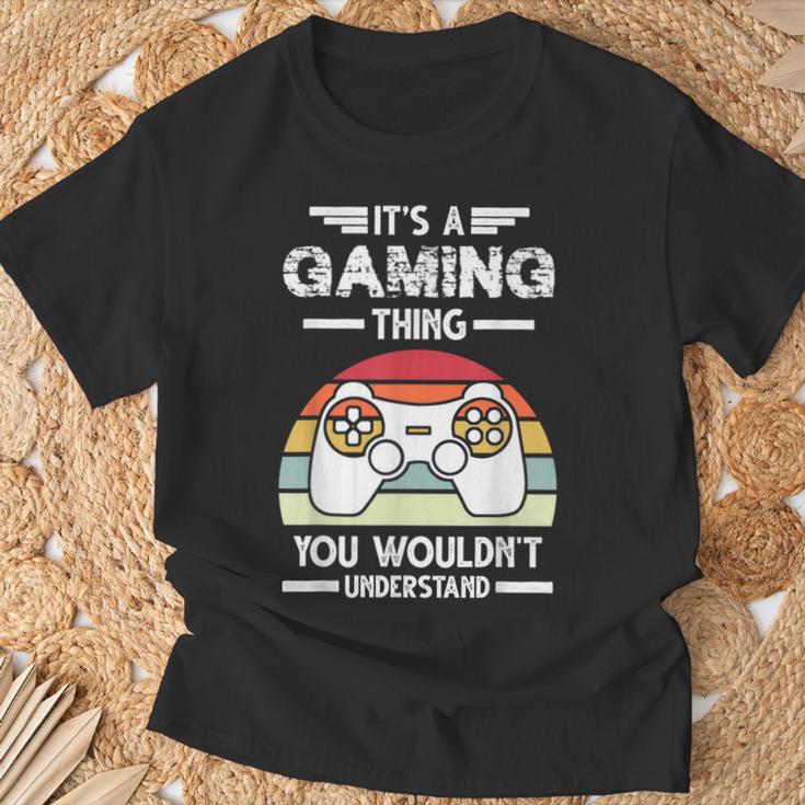 Es Ist Ein Gaming-Ding-Spiel T-Shirt Geschenke für alte Männer