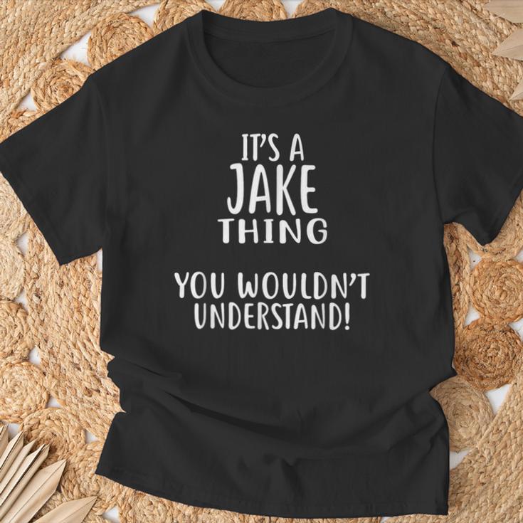 Es Ist Ein Jake-Ding Das Würdest Du Nichterstehen T-Shirt Geschenke für alte Männer