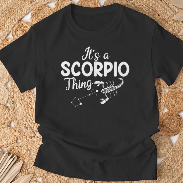 Es Ist Ein Skorpion Ding Sternzeichen Astrologie T-Shirt Geschenke für alte Männer