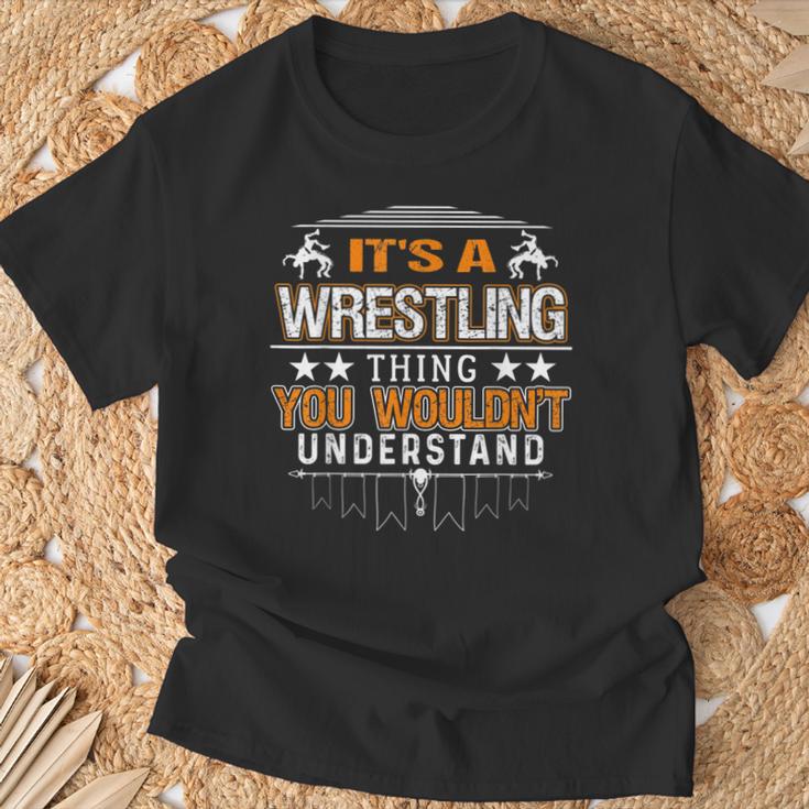 Es Ist Ein Wrestling-Ding Wrestler Fan Meme T-Shirt Geschenke für alte Männer