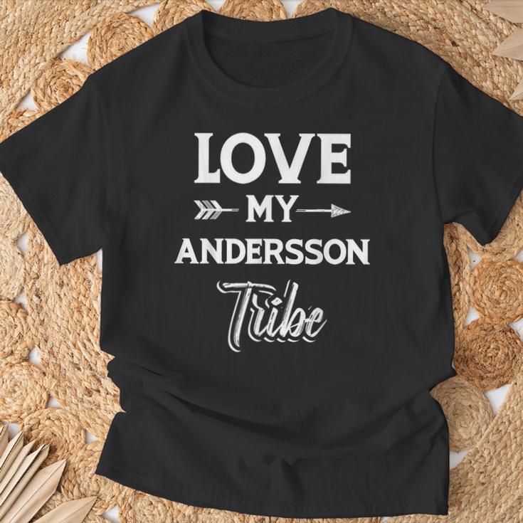 Familienname Andersson Lustiges Wiedersehen Nachname Tag T-Shirt Geschenke für alte Männer