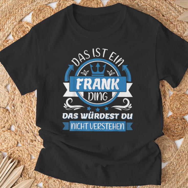 Frank Name Name Name Day Das Ist Ein Frank Ding T-Shirt Geschenke für alte Männer