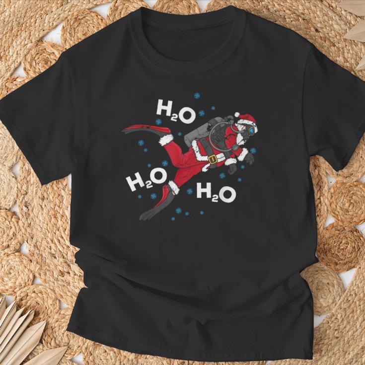 Diving H2o H2o H2o H2o Word Game T-Shirt Geschenke für alte Männer