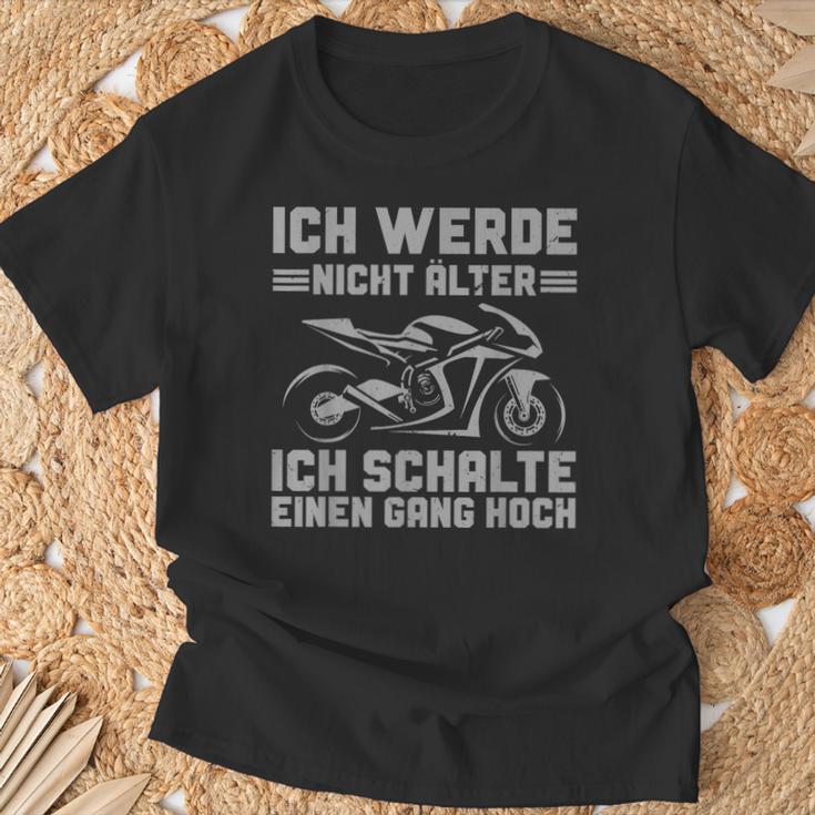 Motorbike Ich Werde Nicht Älter T-Shirt Geschenke für alte Männer