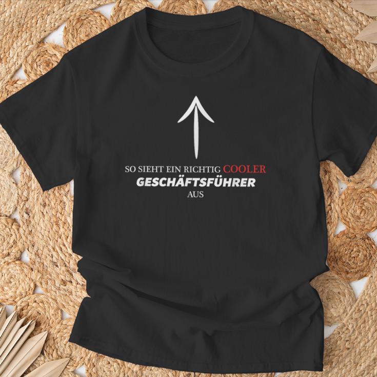 So Looks Ein Richtig Cooler Manager Aus T-Shirt Geschenke für alte Männer