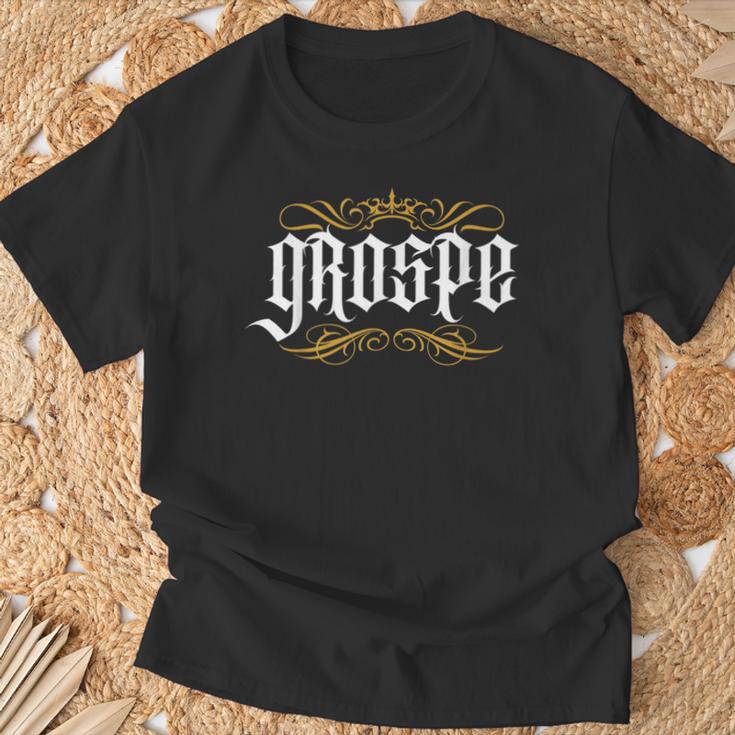 Grospe Filipino Surname Philippines Tagalog Family T-Shirt Geschenke für alte Männer