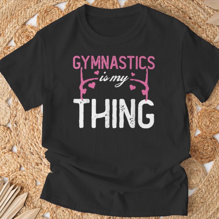 Gymnastik Ist Mein Ding Akrobatik Akrobatin Turnen T-Shirt Geschenke für alte Männer