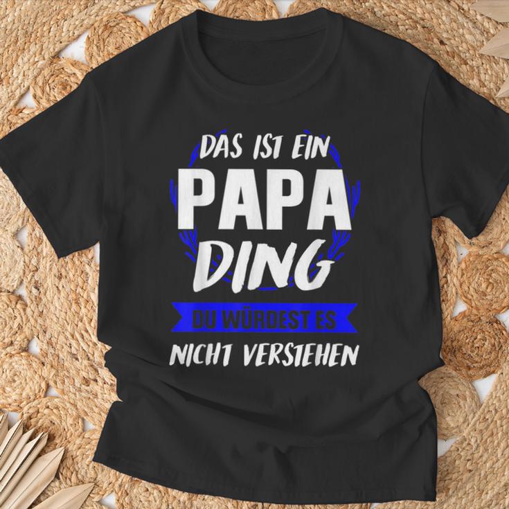 Herren Das Ist Ein Papa Ding Papa Eltern T-Shirt Geschenke für alte Männer