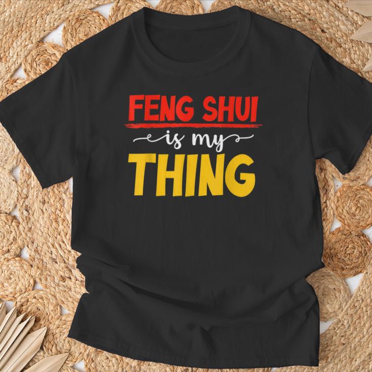 Herren Feng Shui Ist Mein Ding Gläubiger Chinesischer Buddhismusermögen T-Shirt Geschenke für alte Männer