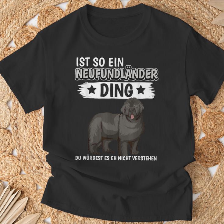 Hundehalter Ist So Ein Neufundländer Ding Neufundländer T-Shirt Geschenke für alte Männer