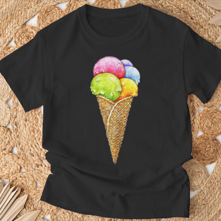 Ice Cone T-Shirt Geschenke für alte Männer