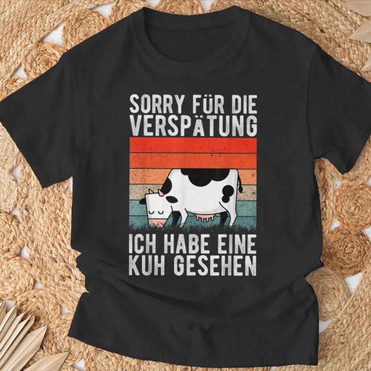 Ich Habe Eine Kuh Seen T-Shirt Geschenke für alte Männer