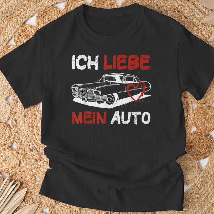 Ich Liebe Mein Auto T-Shirt Geschenke für alte Männer