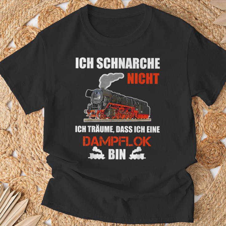 Ich Schnarche Nicht Slogan Lokfahrer Ich Schnarche Nicht Slogan T-Shirt Geschenke für alte Männer