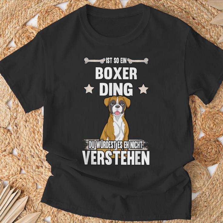 Ist So Ein Boxer Ding Hund Saying T-Shirt Geschenke für alte Männer