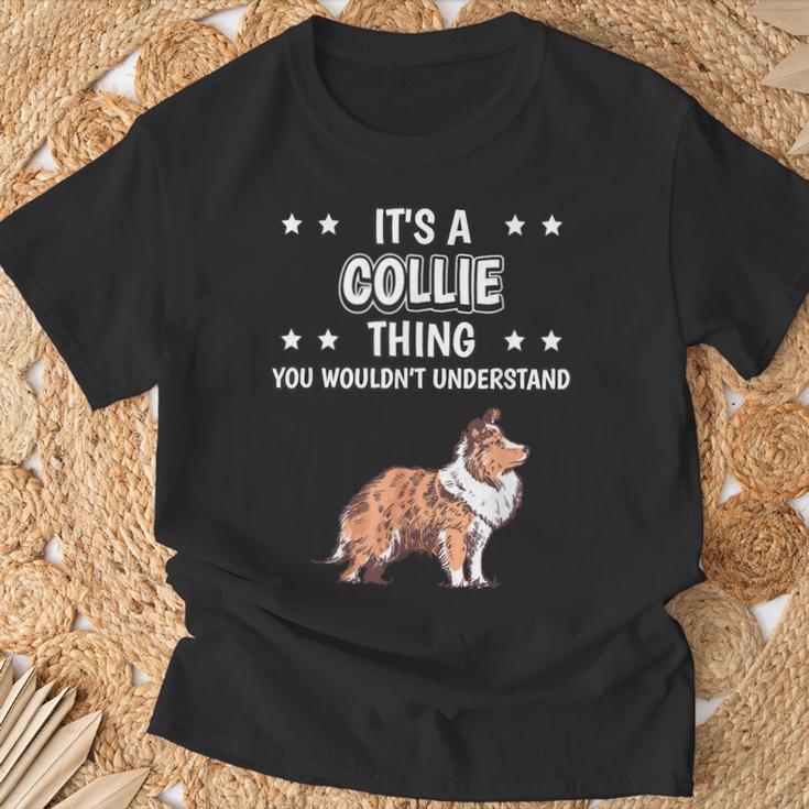 Ist So Ein Collie Ding Lustiger Spruch Collies T-Shirt Geschenke für alte Männer